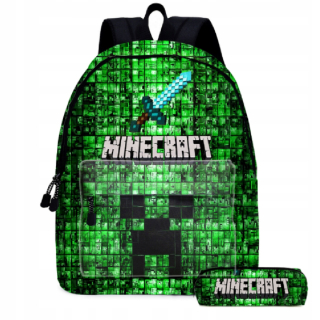 ŠKOLSKÝ BATOH MINECRAFT PERERAČKA - RÔZNE PREVEDENIA